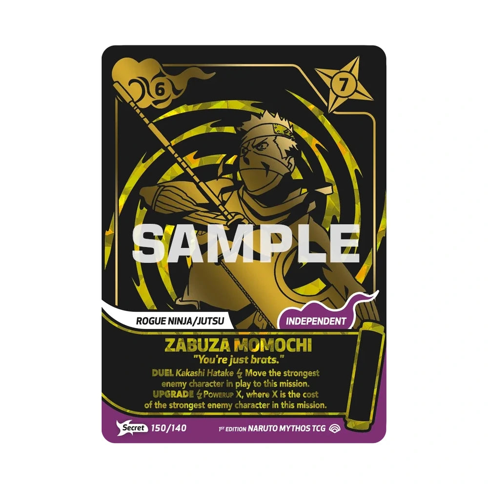 [ RESERVA ] Caja Naruto Mythos Shinobi Shiren 1st Edition - Inglés