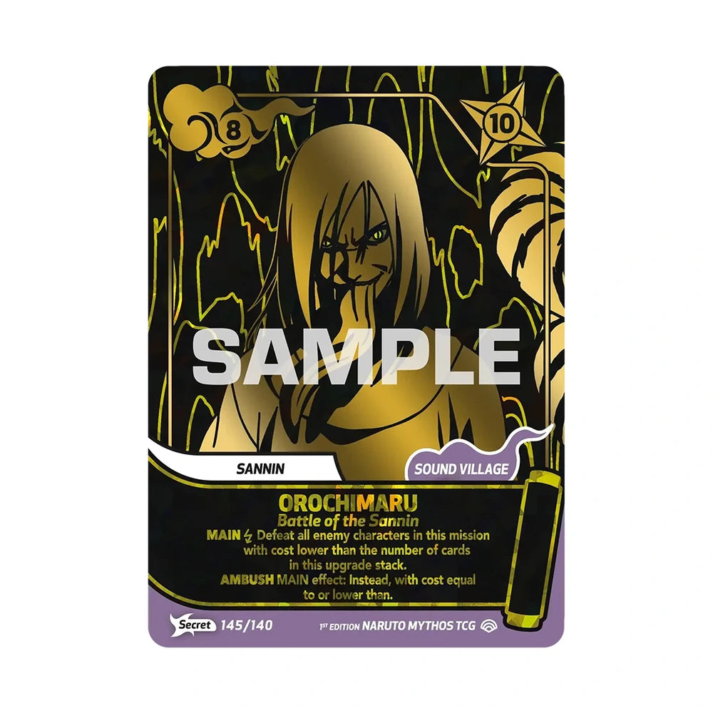 [ RESERVA ] Caja Naruto Mythos Shinobi Shiren 1st Edition - Inglés