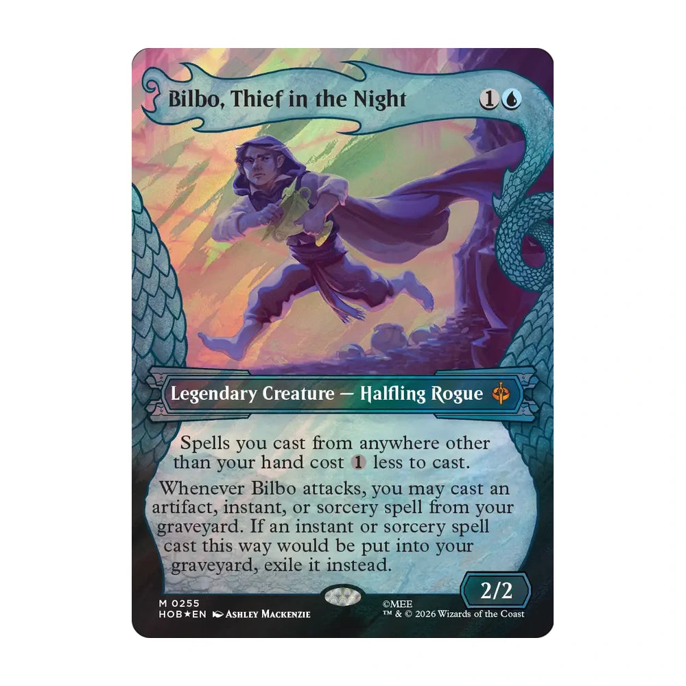 Bilbo, Thief in the Night HOB 255 surge foil · El Hobbit Magic inglés