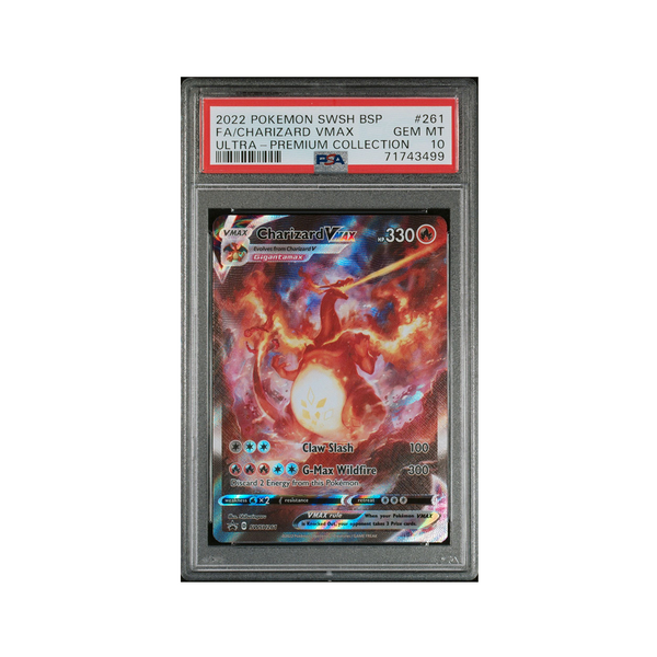 Charizard VMAX #261 Full Art Ultra-Premium Collection PSA 10 - Inglés