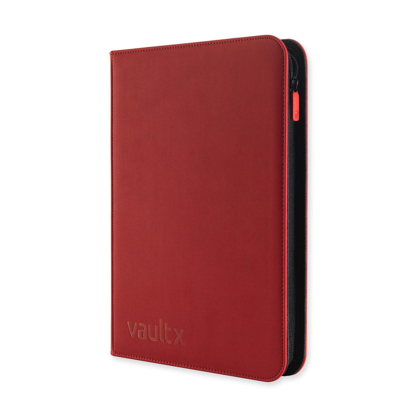 VaultX EXO-TEC Zip Binder 9 Pockets – Álbum Premium 360 Cartas con Cremallera Rojo