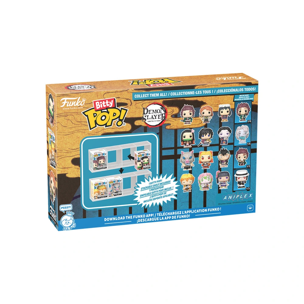 Funko Bitty POP! Demon Slayer 4-Pack Series 3 - Inosuke, Rengoku y Genya