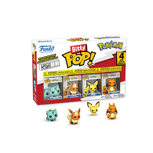 Funko Bitty POP! Pokémon 4 - Pack Series 3 - Bulbasaur, Flareon, Pichu y Charizard
