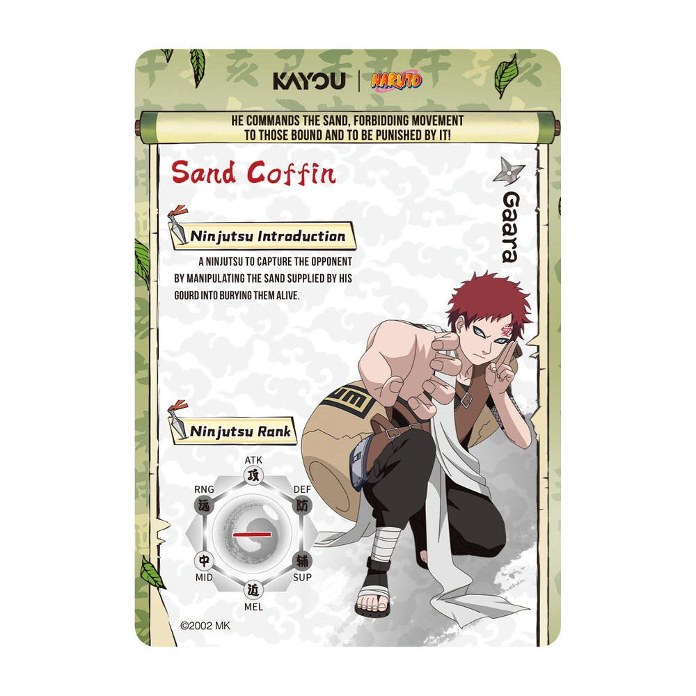 Caja Naruto Kayou Earth Scroll Gold Serie 1 - Inglés