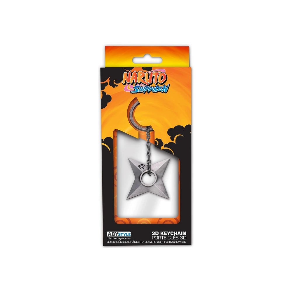 Llavero 3D Shuriken de Konoha - Naruto Shippuden