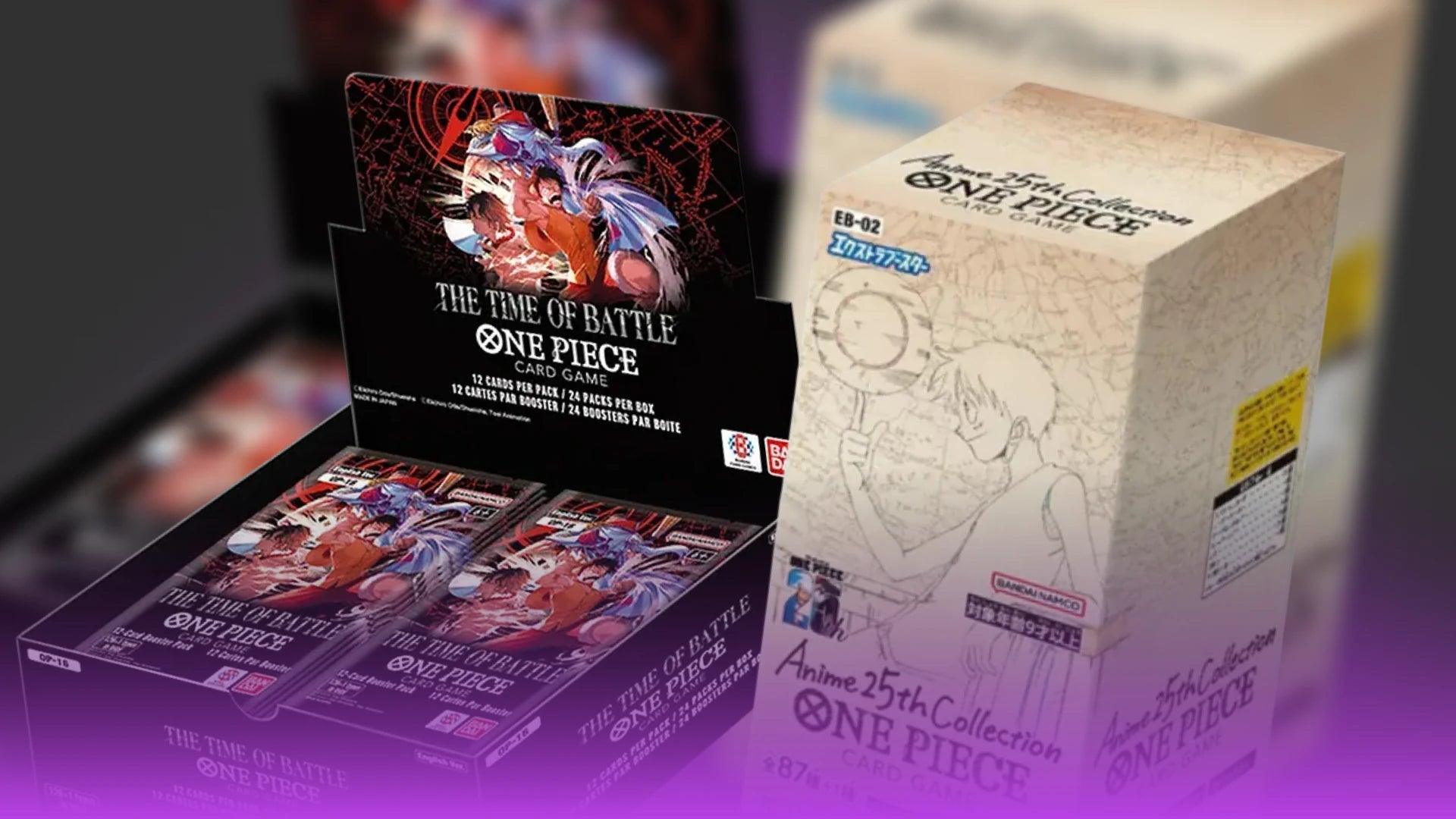 Cajas de sobres One Piece Card Game