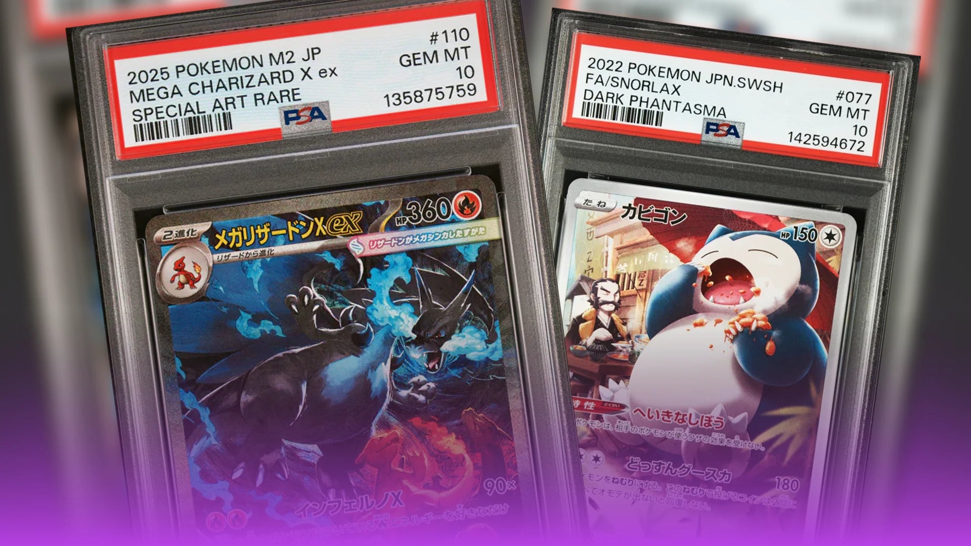 Cartas gradeadas Pokémon PSA y CGC