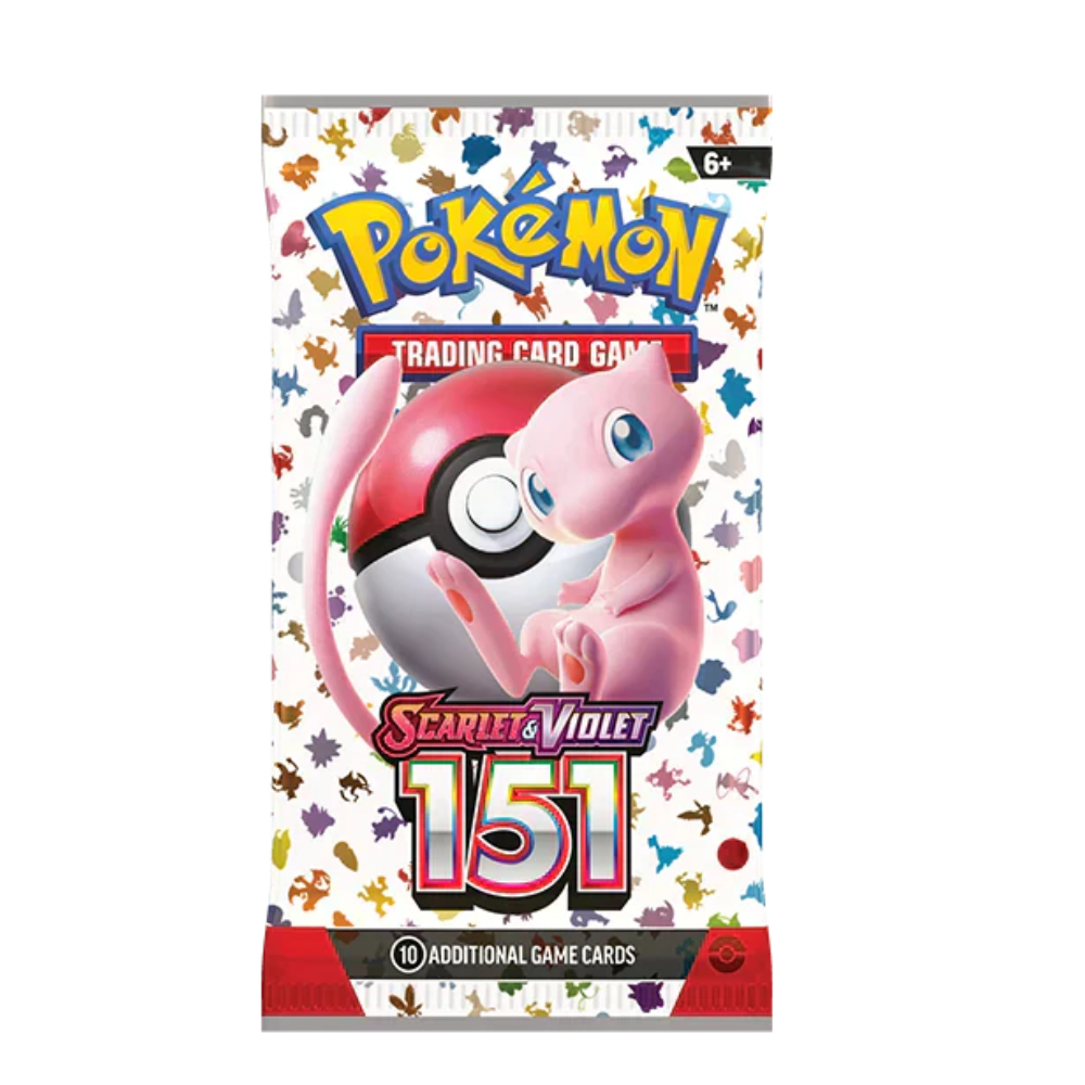 Sobre Pokémon 151 japonés de Metamorph Center con diseño de Mew para juego de cartas Pokémon TCG