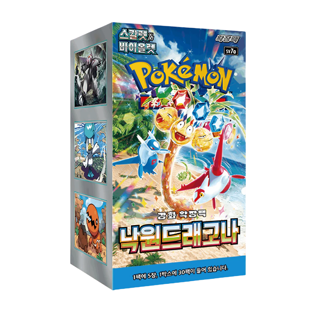 Caja de sobres Pokémon TCG Paradise Dragona en Coreano con 5 cartas por sobre para coleccionistas