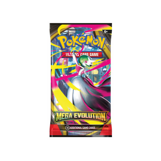 Sobre Mega Symphonia en Japonés paquete Pokemon TCG Mega Evolution con Mega Gardevoir Metamorph Center