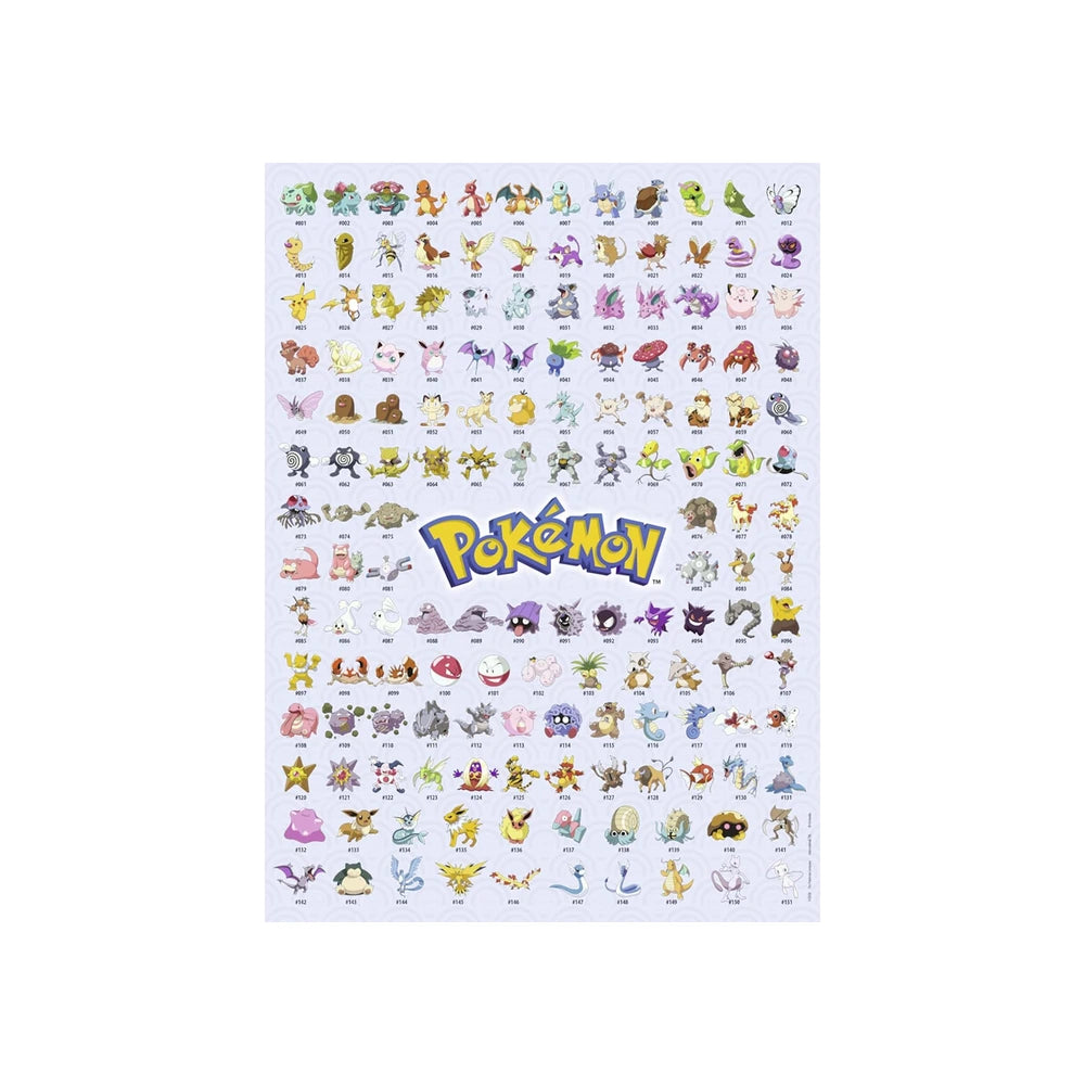 Puzzle Ravensburger Pokémon Pokédex Primera Generación - 500 Piezas