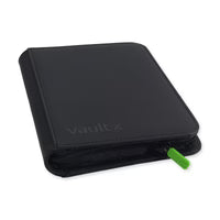 VaultX EXO-TEC Zip Binder 4 Pockets – Álbum Premium 160 cartas con Cremallera Negro