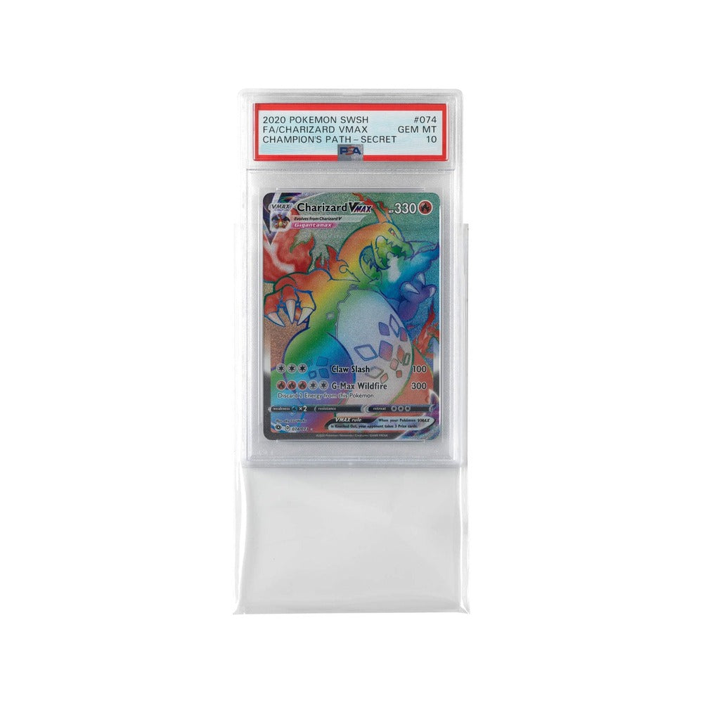 VaultX Exact Fit Slab Sleeves PSA – Fundas Premium para Slabs Gradeados - 100 fundas