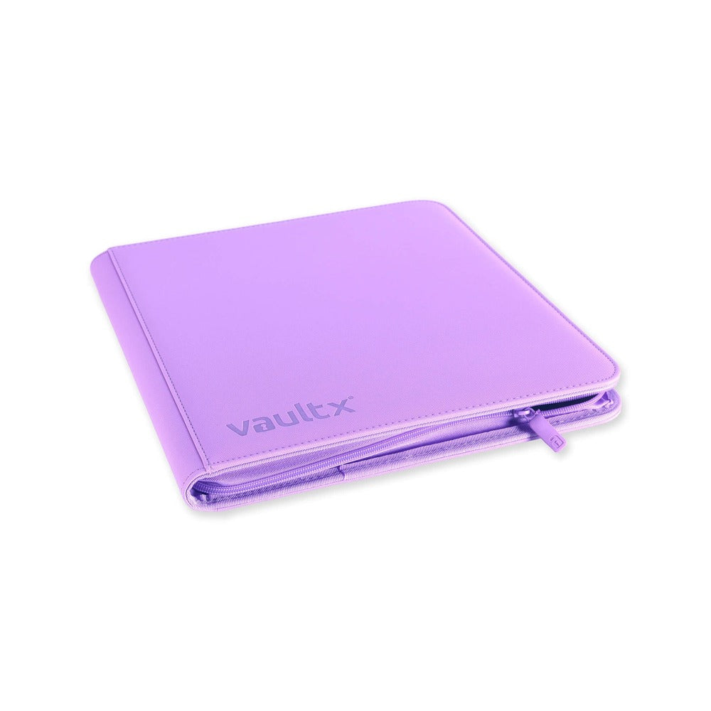 VaultX EXO-TEC Zip Binder 12 Pockets Just Purple – Álbum Premium 480 Cartas con Cremallera Morado