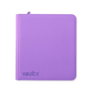 VaultX EXO-TEC Zip Binder 12 Pockets Just Purple – Álbum Premium 480 Cartas con Cremallera Morado
