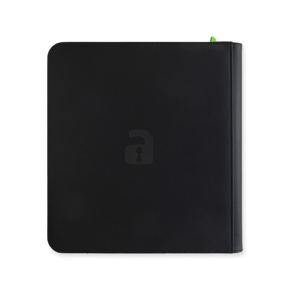 VaultX EXO-TEC Zip Binder 12 Pockets XL – Álbum Premium 624 Cartas con Cremallera Negro