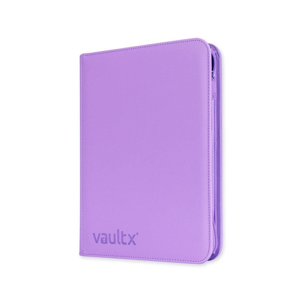 VaultX EXO-TEC Zip Binder 9 Pockets Just Purple – Álbum Premium 360 Cartas con Cremallera Morado