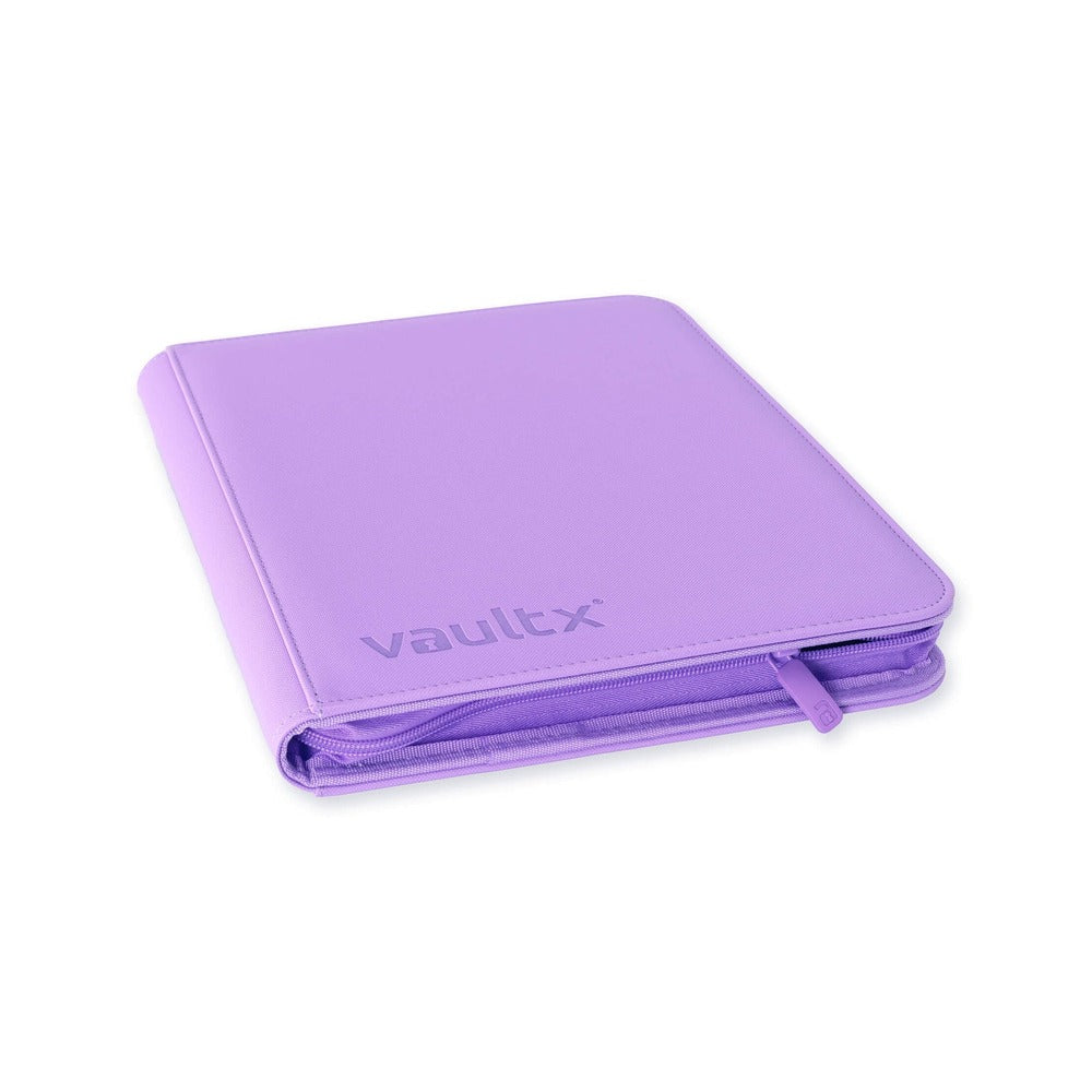 VaultX EXO-TEC Zip Binder 9 Pockets Just Purple – Álbum Premium 360 Cartas con Cremallera Morado