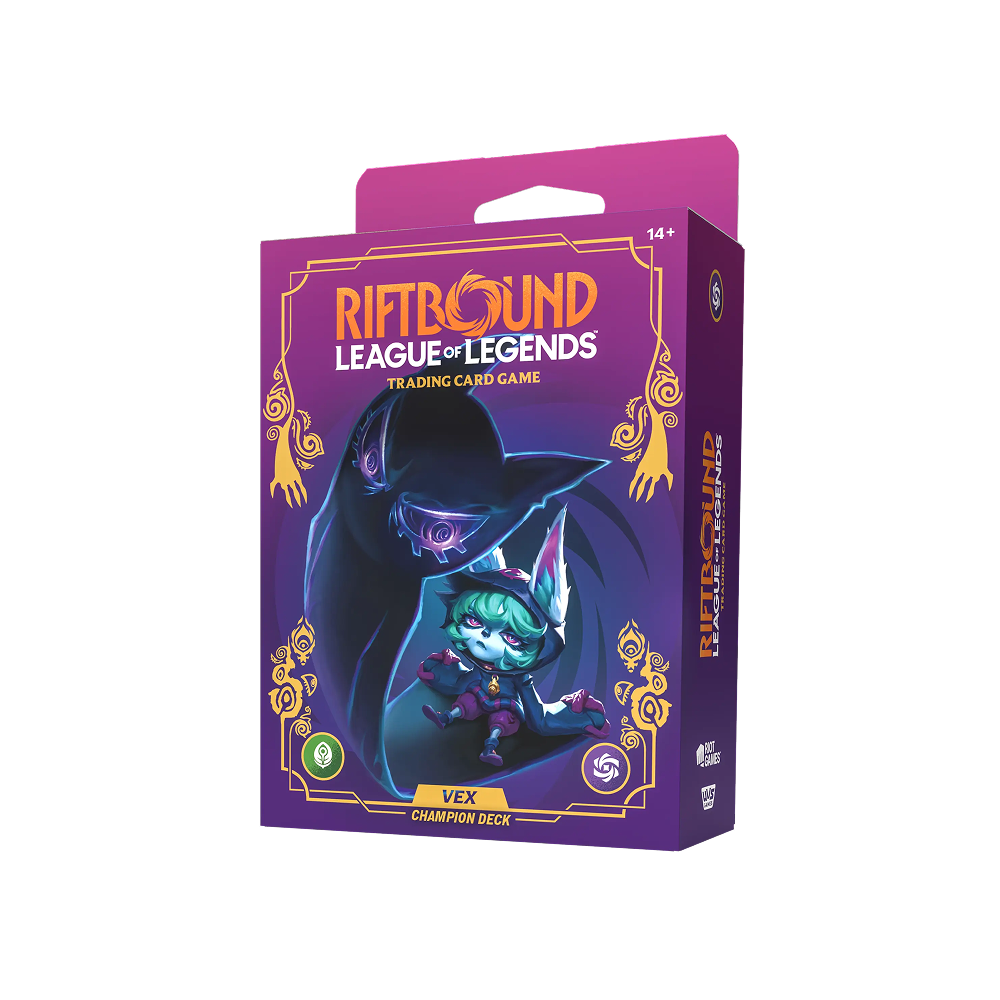 Riftbound Unleashed – Mazo de Campeón Vex (Champion Deck) - Inglés