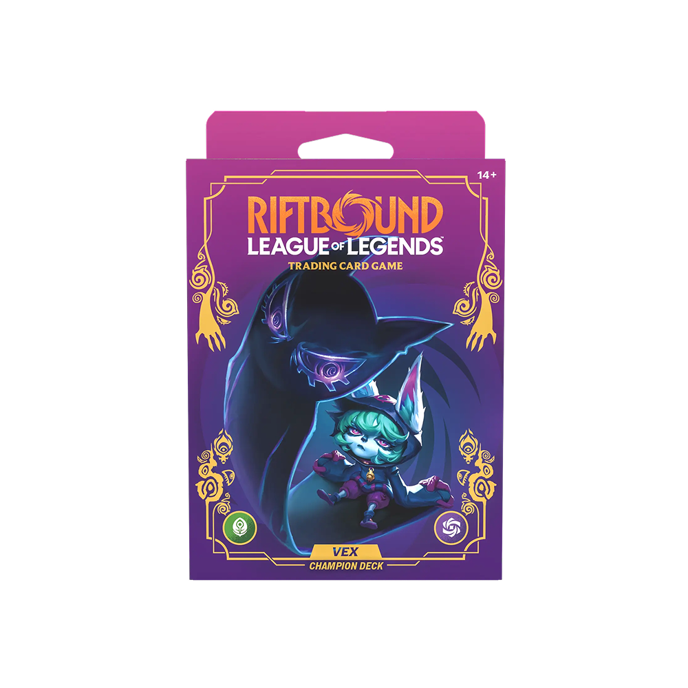 Riftbound Unleashed – Mazo de Campeón Vex (Champion Deck) - Inglés