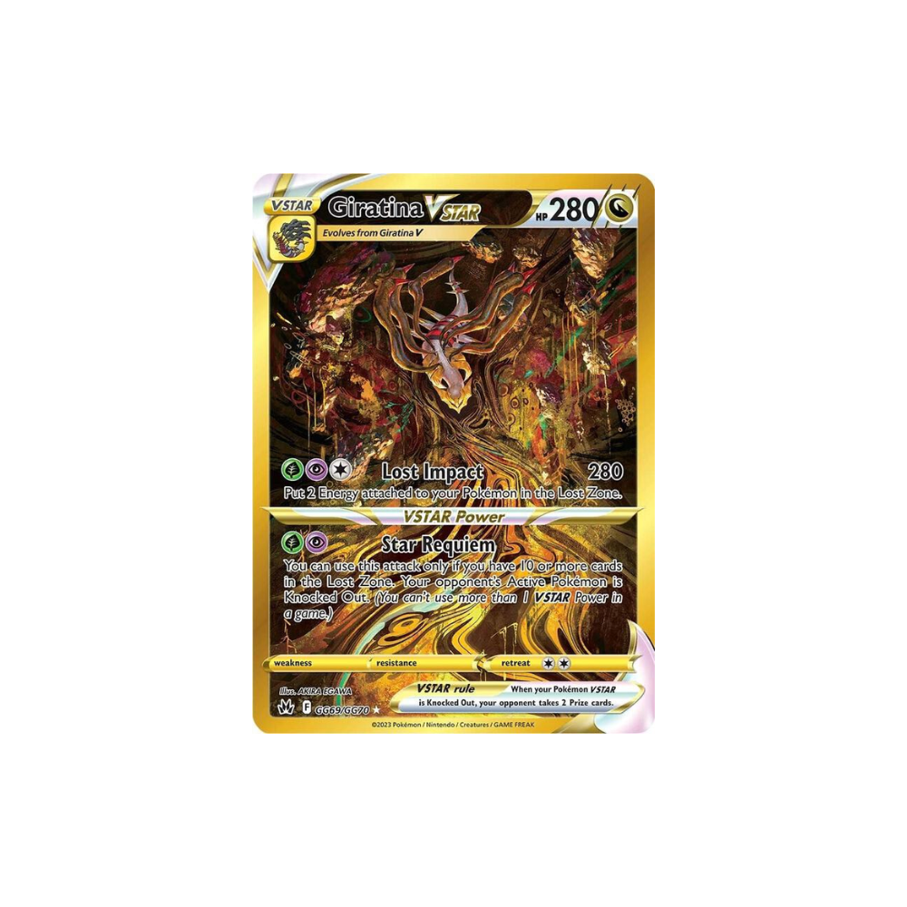 Carta Pokémon Giratina VSTAR de la Caja VSTAR Universe - Coreano en Metamorph Center
